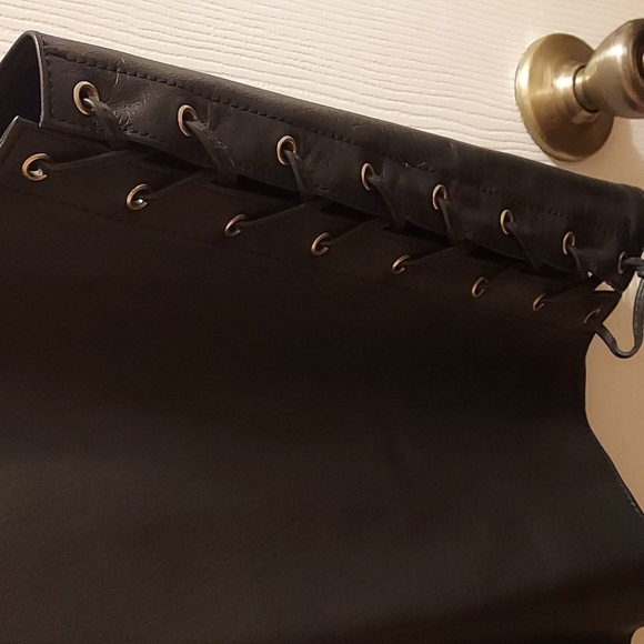 Black Leather Vest by LeatherSmith Palm Springs size XXL - Picture 3 of 11